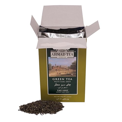 Ahmad Tea Earl Grey Loose Leaf Green Tea - 500g