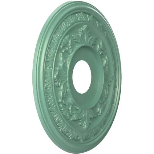 Ekena Millwork 16" Ceiling Medallion - Pearl Metallic Sea Mist