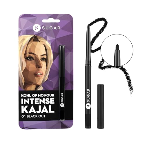 SUGAR Cosmetics Kohl Of Honour Intense Matte Kajal Waterproof 01 Black