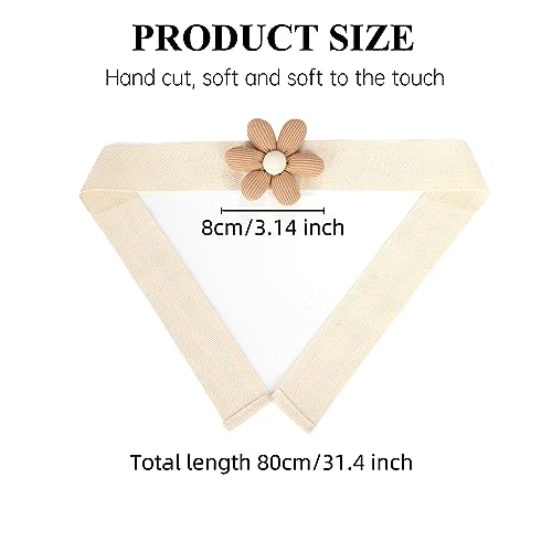 Flower Curtain Tiebacks - 2pcs Adjustable Cotton Drapes Holdbacks