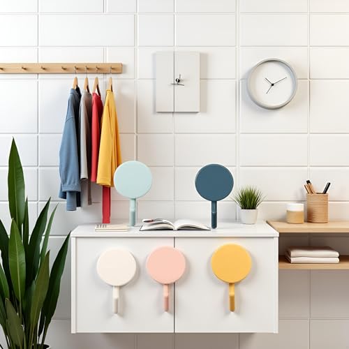 5 Colorful Self-Adhesive Hooks for Home Storage & Organization