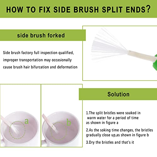 6 Pcs Edge-Sweeping Brushes for iRobot Roomba i/j/e & Combo Series