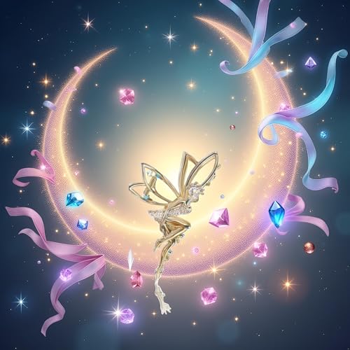 Rhinestone Metal Claw Clip Gold Crystal Fairy Hair Claw for Thick Hair