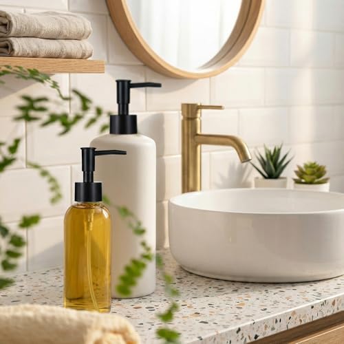 3-Pack Reusable Soap Dispenser Pump Heads | Standard 28mm Compatible