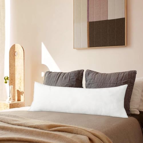 Custom Photo Pillowcase - Solid White / 20x54 Inches - Personalized Gift & Home Decor