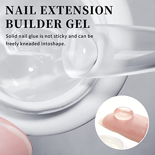 AIJIMEI Solid Nail Extension Builder Gel Non-Stick Hand 3D Sculpting Hard Gel