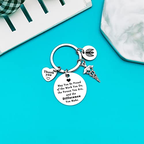 Radiology Technician Appreciation Gift Keychain for Radiologist Tech Week