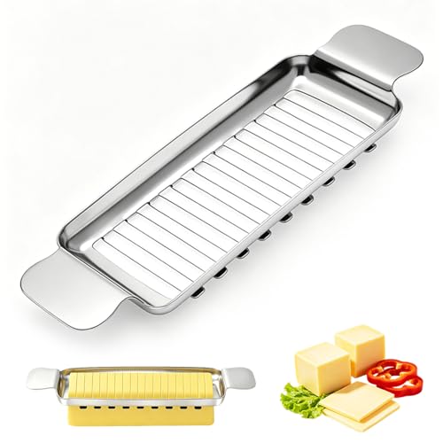 Stainless Steel Butter Cutter & Cheese Slicer | Dishwasher-Safe