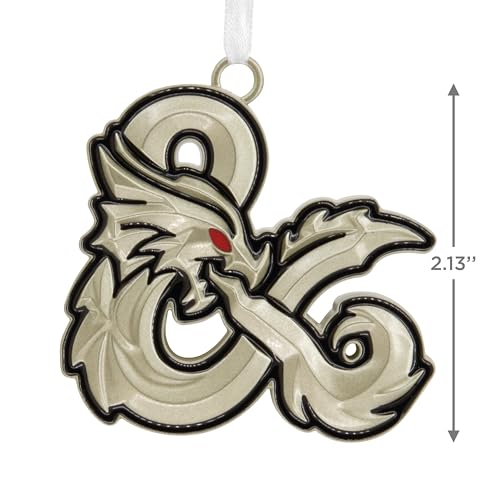 Dungeons & Dragons Honor Among Thieves Christmas Ornament - Metal Dragon Ampersand