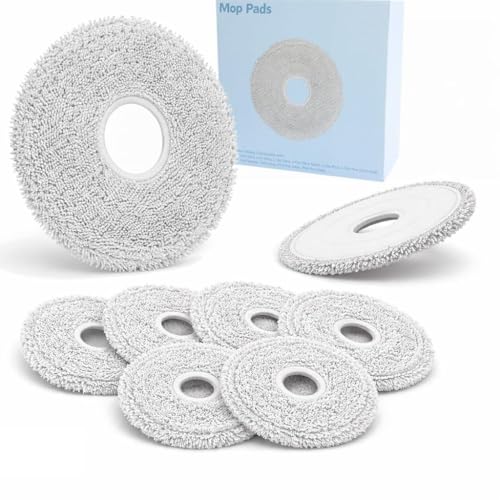 8-Pack Mop Pads for Dreame & Mova Models - Microfiber Cleaning