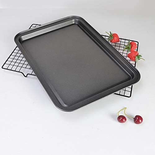 Shinsin Nonstick Cookie Pans - Set of 3 Mini Baking Sheets | 8-Inch Carbon Steel, Easy Clean & Dishwasher Safe