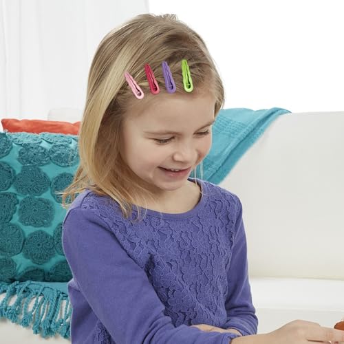 NEBORASTEP Hair Clips for Girls - Colorful Snap Barrettes Set for Kids