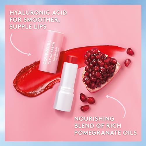CoverGirl Clean Fresh Tinted Lip Balm - Hydrating Vegan Formula Bliss You Berry