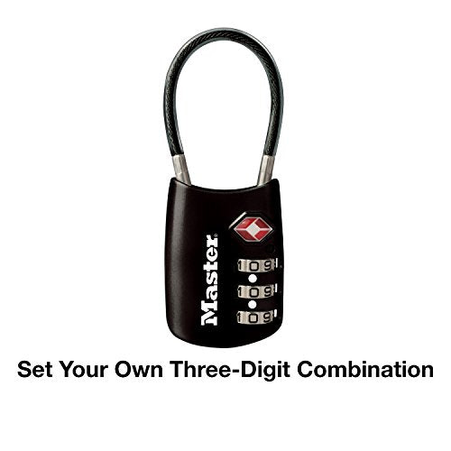 Master Lock TSA Approved Set Your Own Combination Luggage Lock