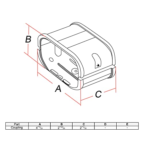 MOOITEK PVC Air Conditioner Line Set Cover Kit - Brown Pipe Hider