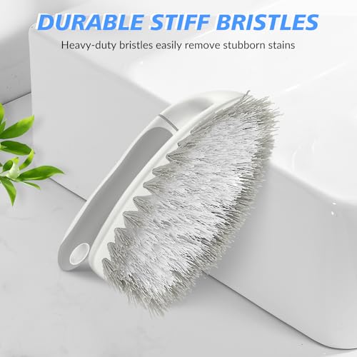 SetSail Heavy Duty Scrub Brush Set - 2 Pack with Non-Slip Grip