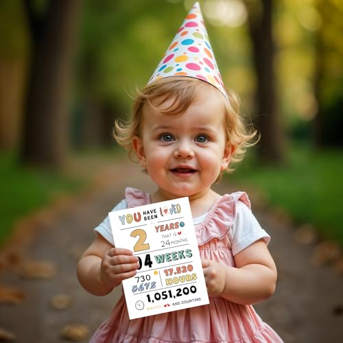 Happy 2nd Birthday Card - Cute Design for Boys & Girls