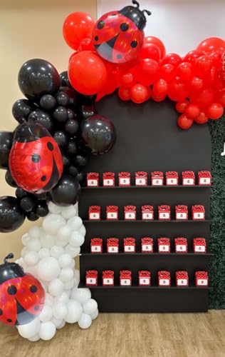 Ladybug Foil Balloons (24x19in) - 2pcs for Parties & Events