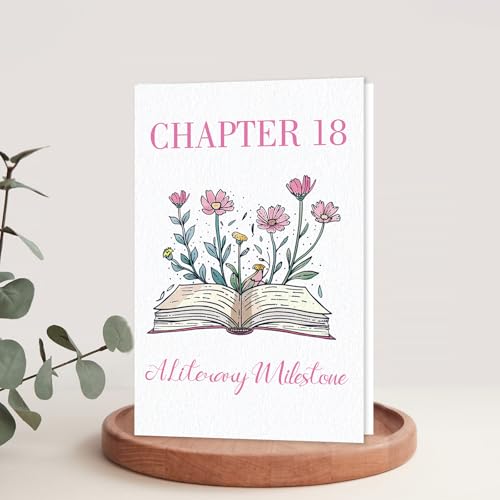 Funny 18th Birthday Card for Girls - Cute Gift Idea
