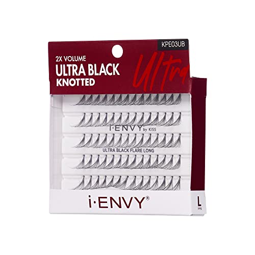 i-Envy Kiss Ultra Black Individual Long False Eyelashes
