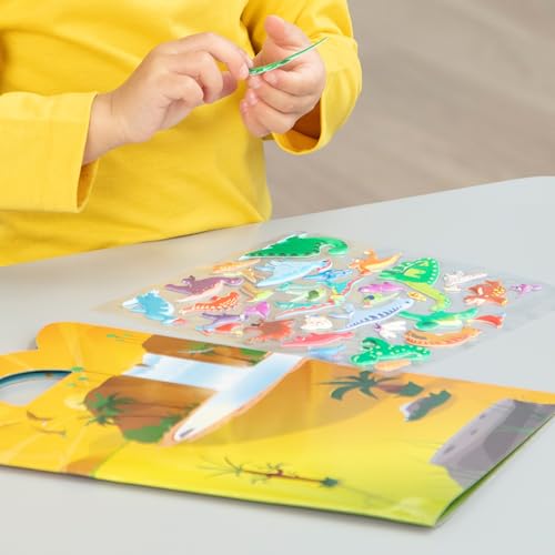 Melissa & Doug Dinosaur Puffy Sticker Play Set with Reusable Stickers