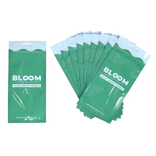 Herb Guard Bloom Humidity Control Bags - 70% RH Portable Humidor (10 Pack)