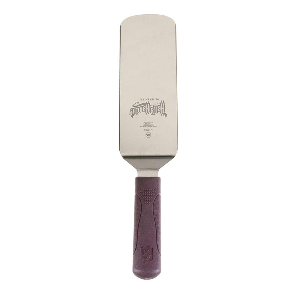 Mercer Culinary Hell's Handle 8-Inch x 3-Inch Turner - Beveled Side Edges