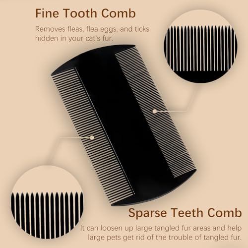 Kootinn 10-Pack Double-Sided Pocket Hair & Beard Comb Set