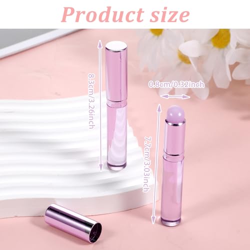 Silicone Nail Art Brush Set 2PCS Purple Ombre Chrome Applicator