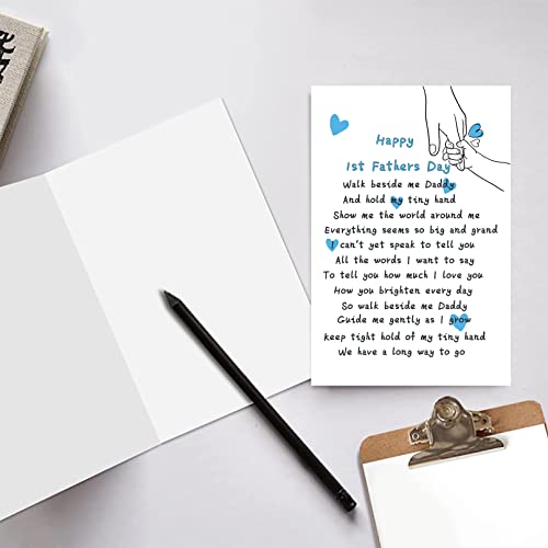 First Father's Day Card from Wife and Baby, Funny 1st Father's Day Gift