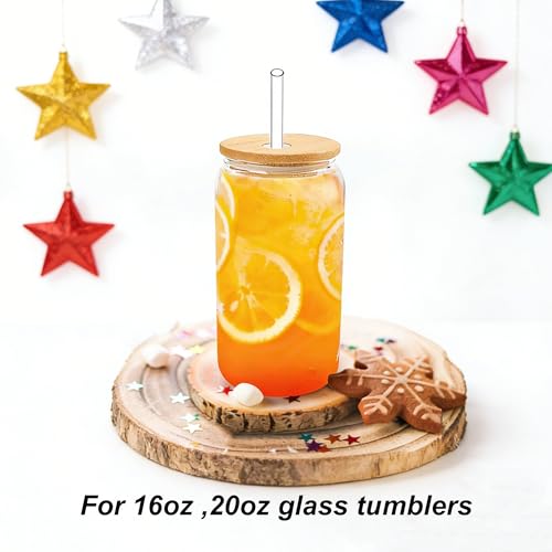Reusable Clear Plastic Straws for Tumblers - 22 Pack, 8 Inch