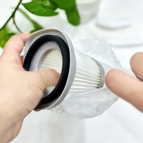 100 Pack Disposable Handheld Vacuum Filter Covers, Non-Woven Mesh Sleeves