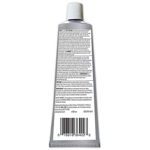 E6000 Hi Visc 3.7 oz Clear Industrial Strength Adhesive - Waterproof & Flexible