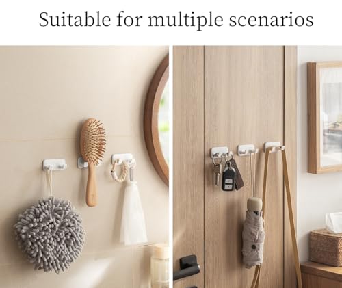 Self-Adhesive Shower Razor Holder - 2 Pack Waterproof Hooks