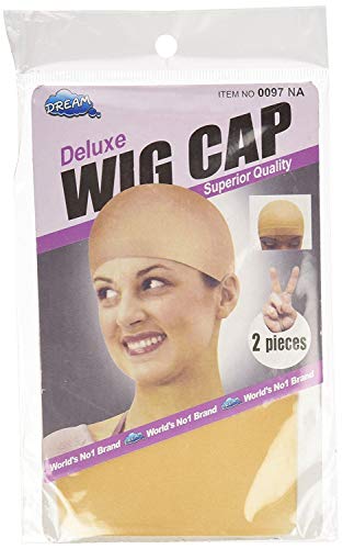 Dream Deluxe Wig Cap Thin Stocking Nylon 2-Pack Natural