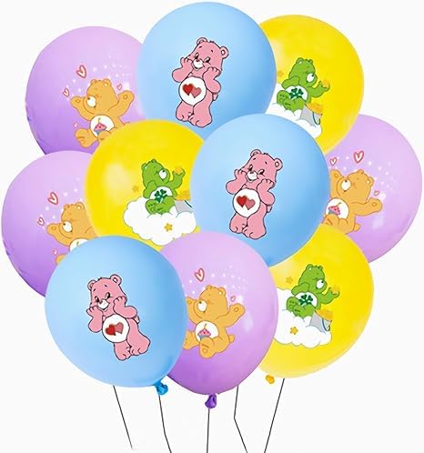 18pcs Cute Bear Balloons for Birthday Party Decorations