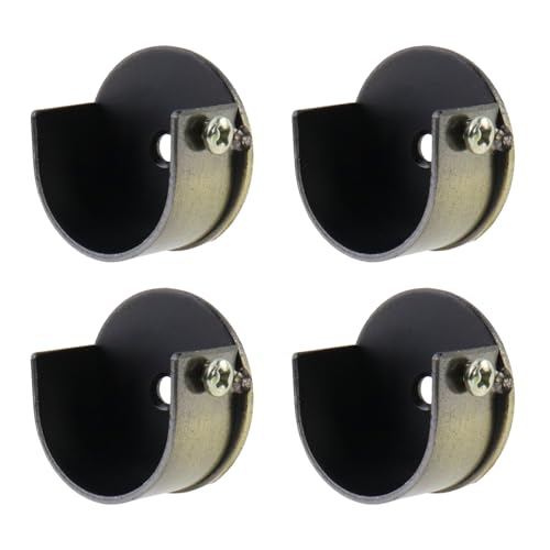 T Tulead Bronze Flange Socket Brackets for 28mm Rods - 4 Pack