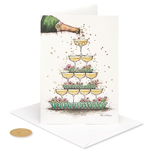 Papyrus Wedding Card - Overflowing with Love, Bella Pilar Design