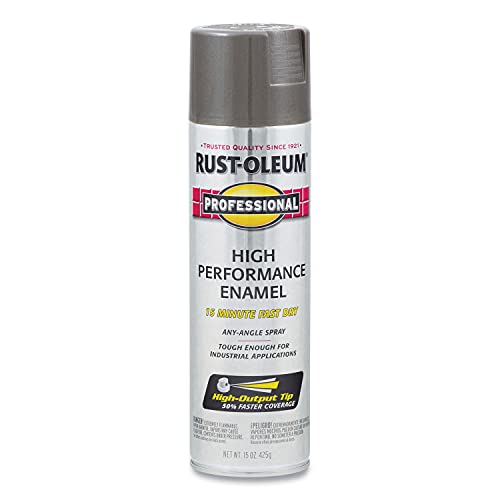 Rust-Oleum Professional Gloss Dark Machine Gray Spray Paint, 15 oz
