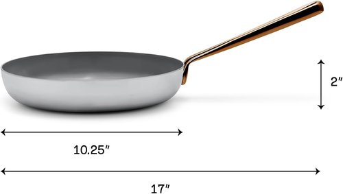 Great Jones Large Frying Pan - 10.25 Inch Nonstick Cookware | Nontoxic Ceramic Coating, PTFE & PFOA-Free | Induction & Oven Safe