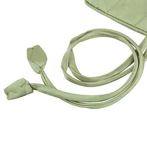 TUMBEELLUWA Embroidered Travel Jewelry Bag Organizer with Tie Closure