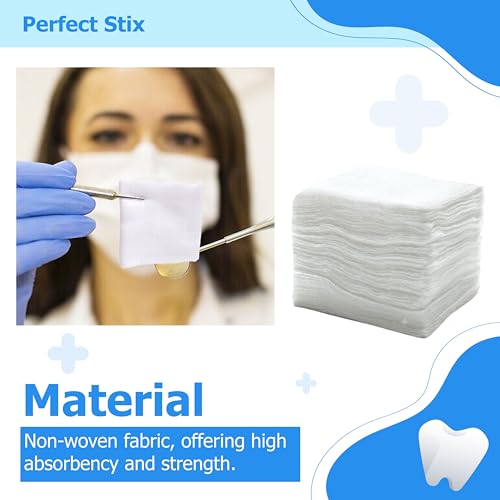 Non-Sterile 4-Ply Dental Sponges - 2 x 2 Inches, 1000 Count