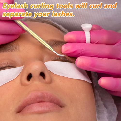 Molain 3PCS 2-in-1 Stainless Steel Lash Lift Tool Kit Eyelash Separator Comb