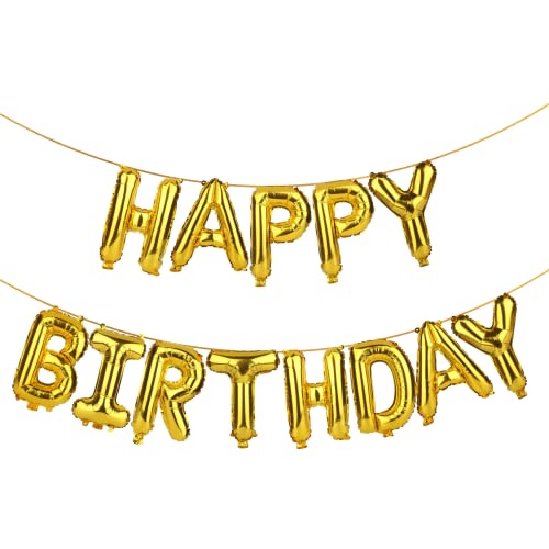 Mr. Pen Happy Birthday Balloon Banner Set, 14.5 Inch, 15 Pcs