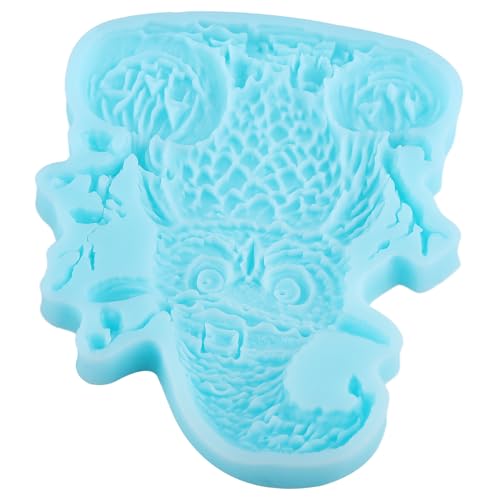 Halloween Owl Pumpkin Silicone Fondant Mold for Cake Decorating