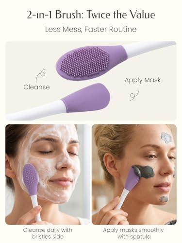 TOPhld 5-Piece Face Roller and Gua Sha Facial Massage Tool Set for Anti-Aging and De-Puffing