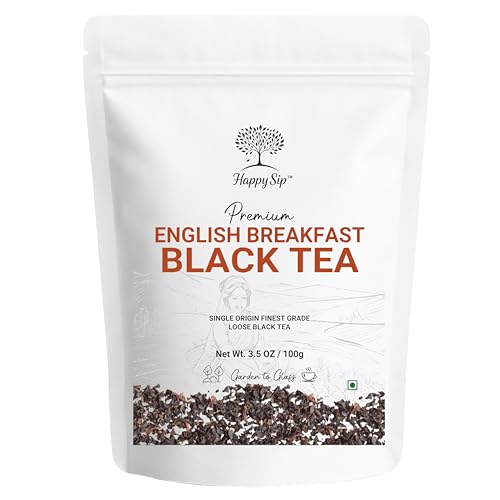 Happy Sip Darjeeling English Breakfast Tea Loose Leaf - 100g