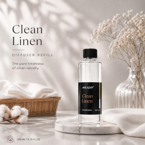 Clean Linen Reed Diffuser Refill - 6.76 fl oz Premium Aroma Oil