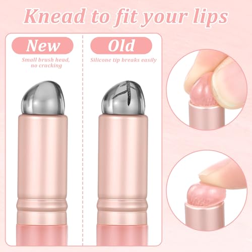 Silicone Lip and Concealer Makeup Brushes 2pcs Set by Hariendny