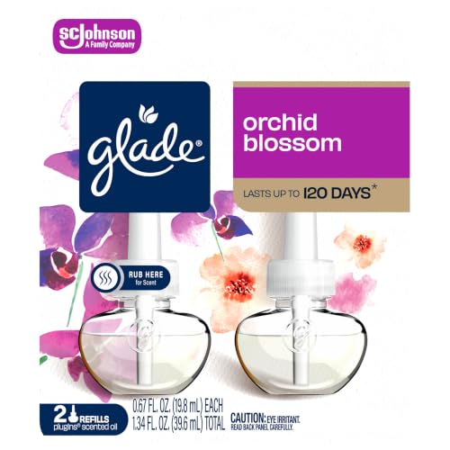 Glade PlugIns Scented Oil Refills, Orchid & Neroli, 2 Count